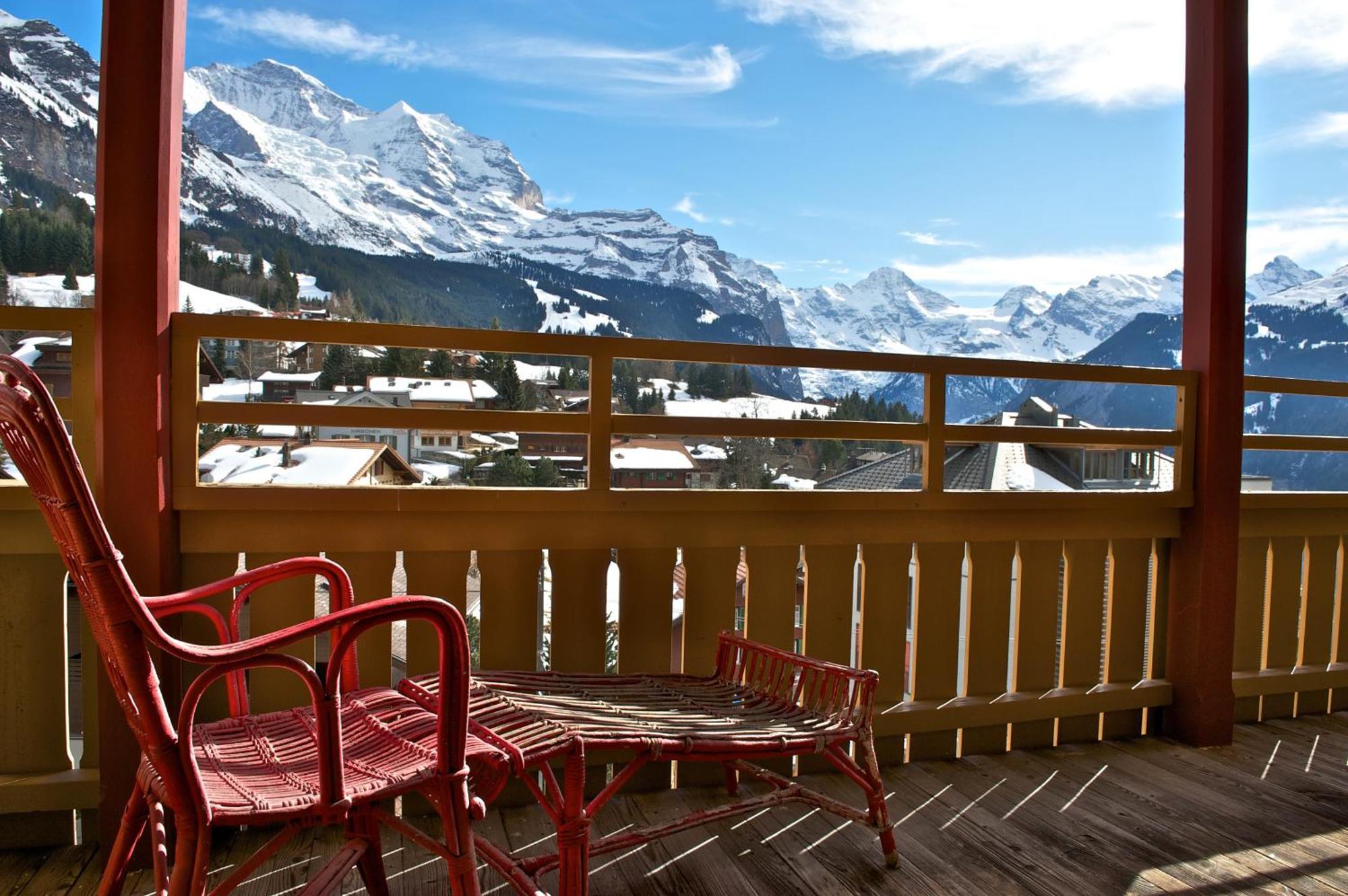 Historic Hotel Falken Wengen Extérieur photo