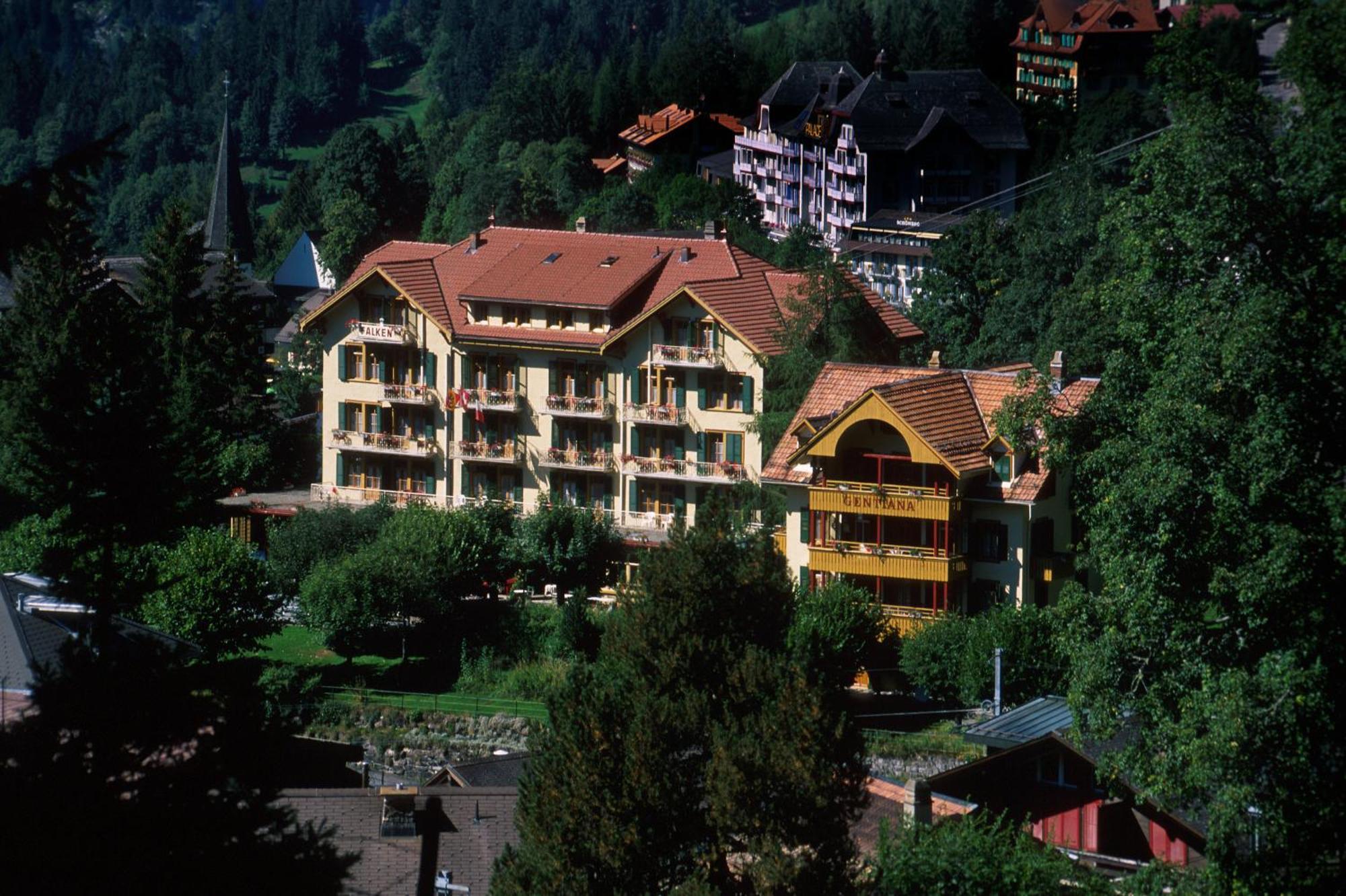 Historic Hotel Falken Wengen Extérieur photo