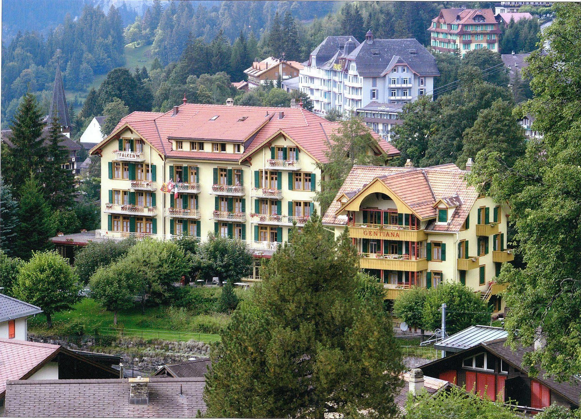 Historic Hotel Falken Wengen Extérieur photo